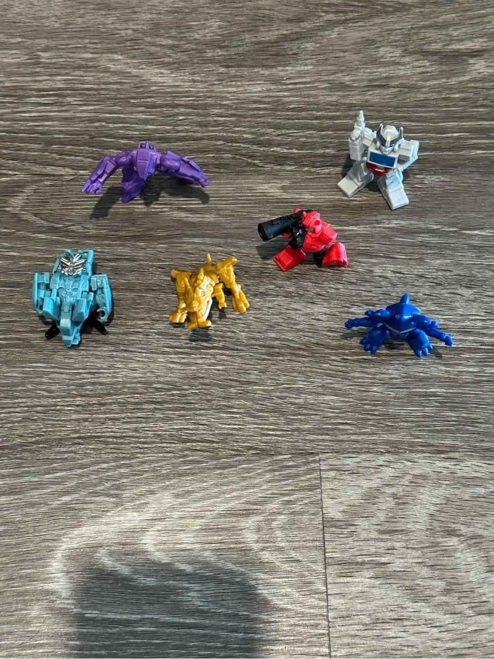 Transformers Tiny Titans mini-figures from Hasbro. Set of 7